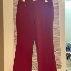 New York and company size 8 magenta dress pants